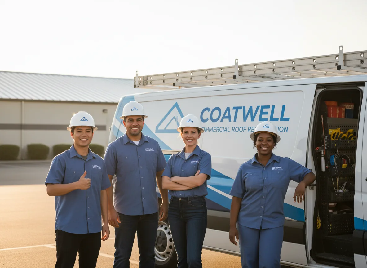 Commercial roof coating company in Cumbola, PA